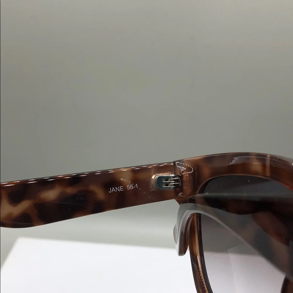 Freyrs Jane Cat Eye Sunglasses Semi Oversized Tortoise Trendy Gradient Lens.